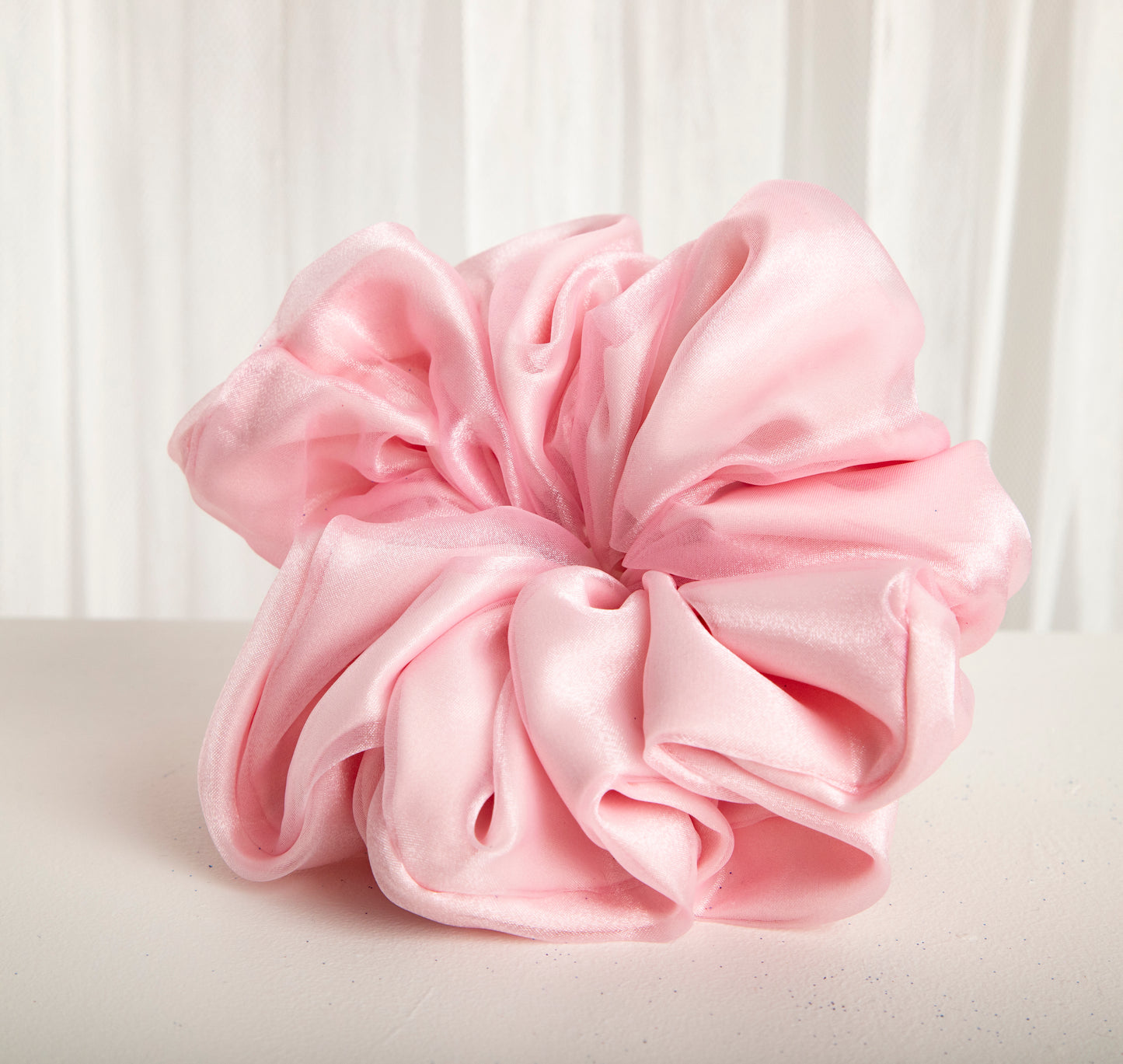 Pink Oversized Scrunchies