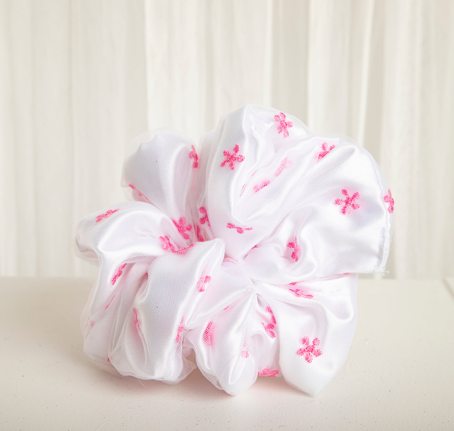 Pink Oversized Scrunchies